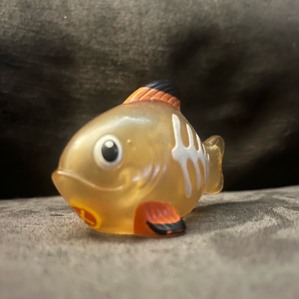 Orange and Black Fish Toy for Kids